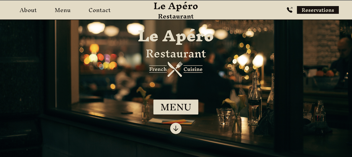 Le Apero Restaurant Screenshot