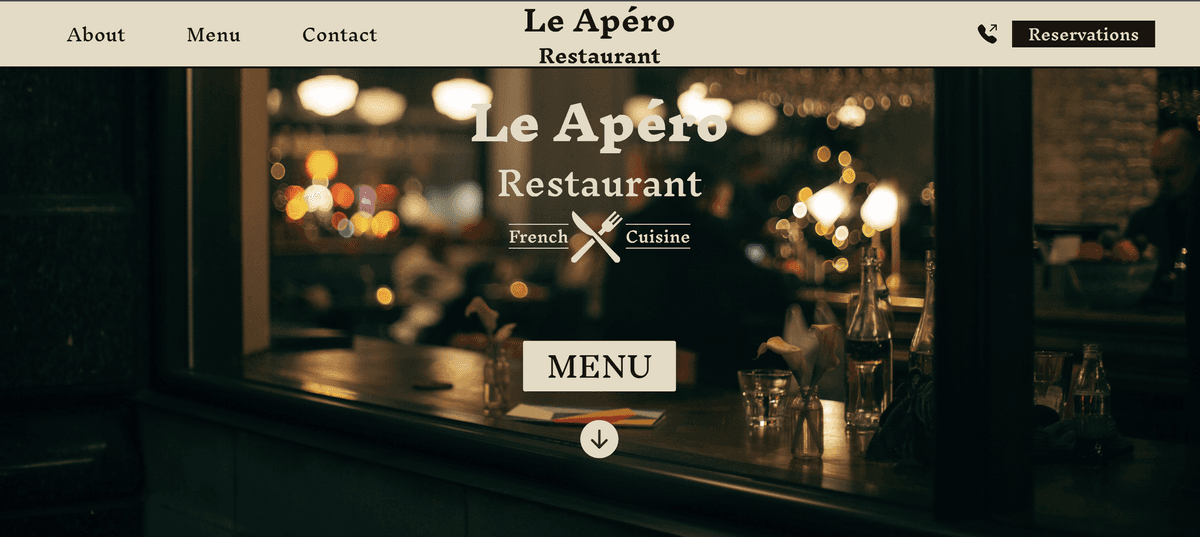 Le Apero Restaurant Screenshot